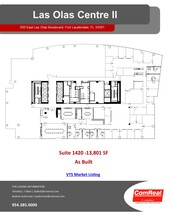 350 E Las Olas Blvd, Fort Lauderdale, FL for lease Floor Plan- Image 1 of 2