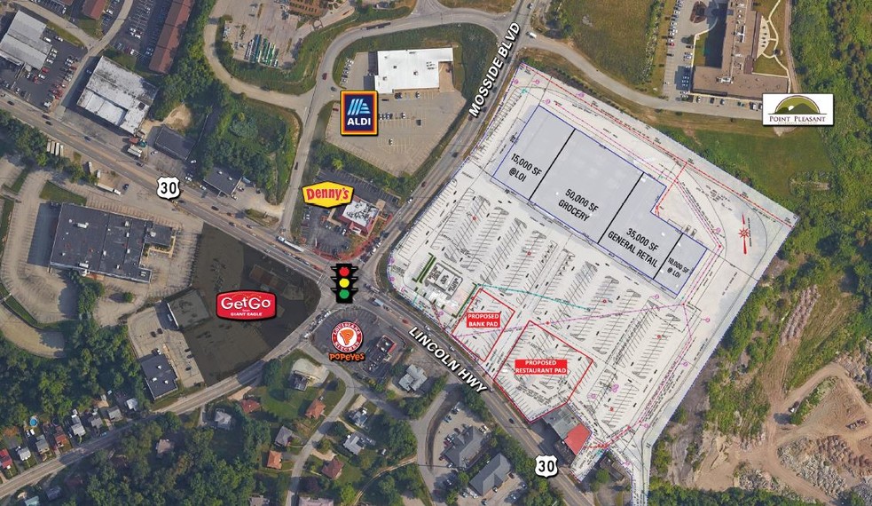 1901 Lincoln Hwy, North Versailles, PA for sale - Site Plan - Image 1 of 1