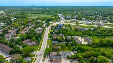 1535 E Racine Ave, Waukesha, WI - AERIAL  map view