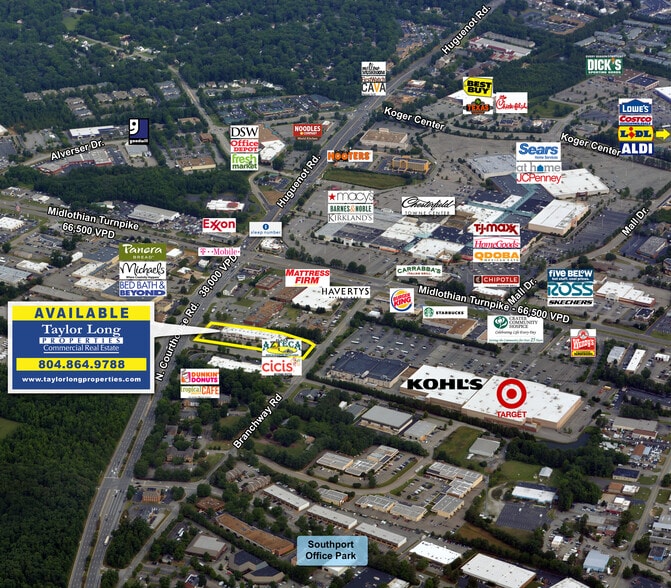 11500 Busy St, Richmond, VA for lease - Aerial - Image 3 of 4