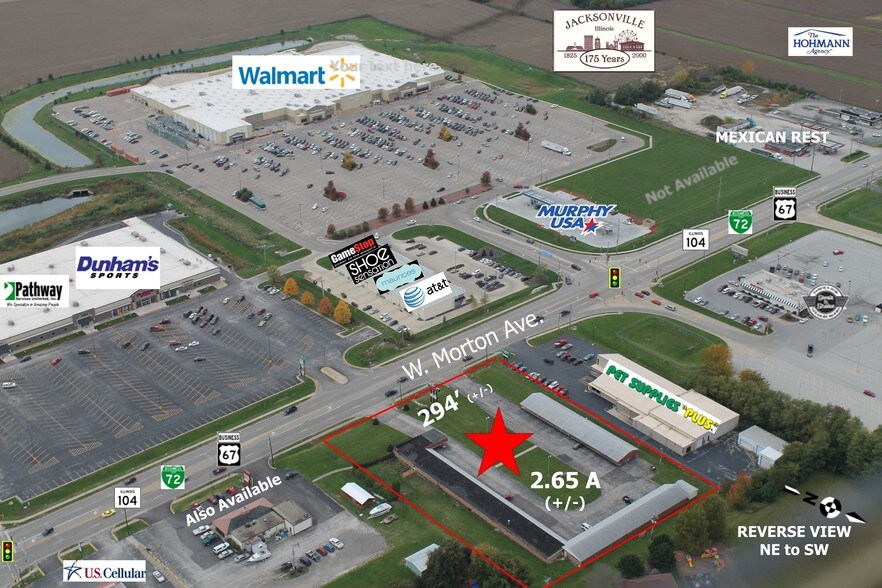 1910 W Morton Ave, JACKSONVILLE, IL for sale - Aerial - Image 1 of 1