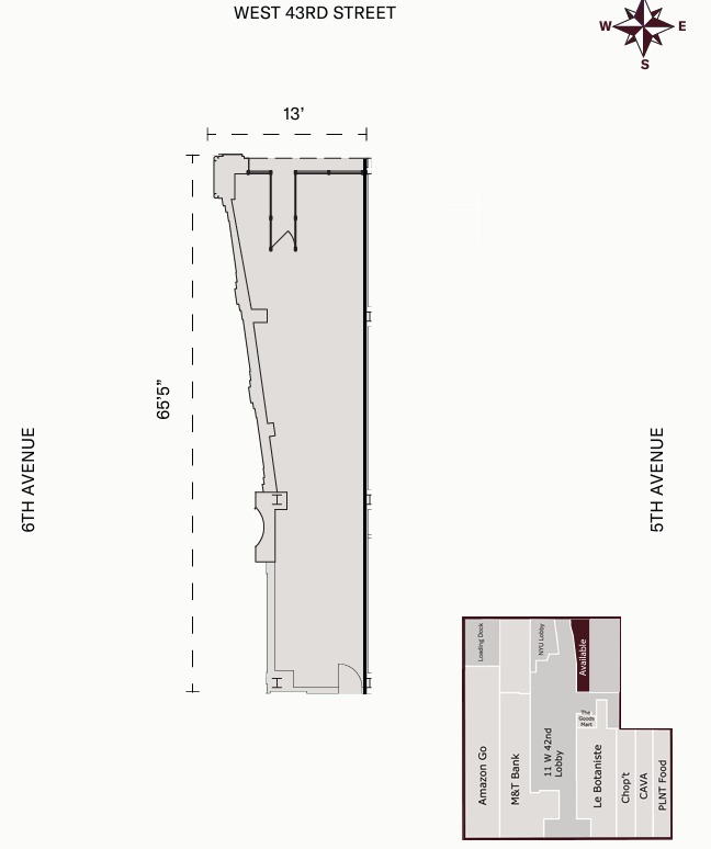 11 W 42nd St, New York, NY for lease Floor Plan- Image 1 of 1