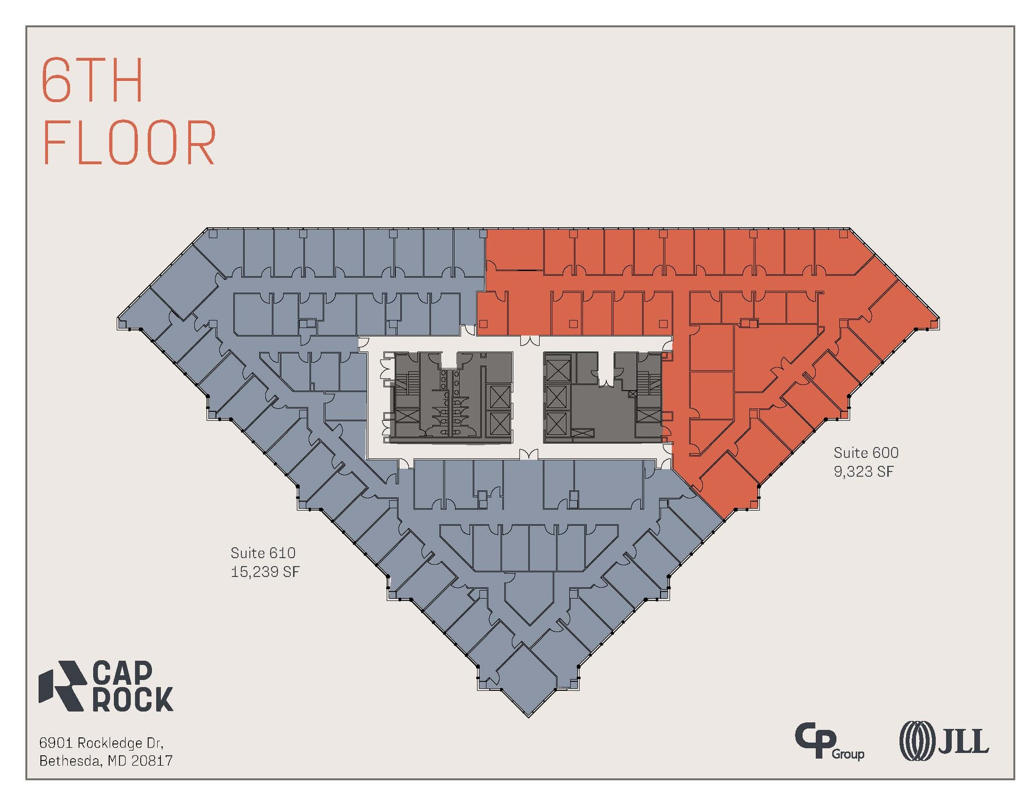 6903 Rockledge Dr, Bethesda, MD for lease Floor Plan- Image 1 of 1
