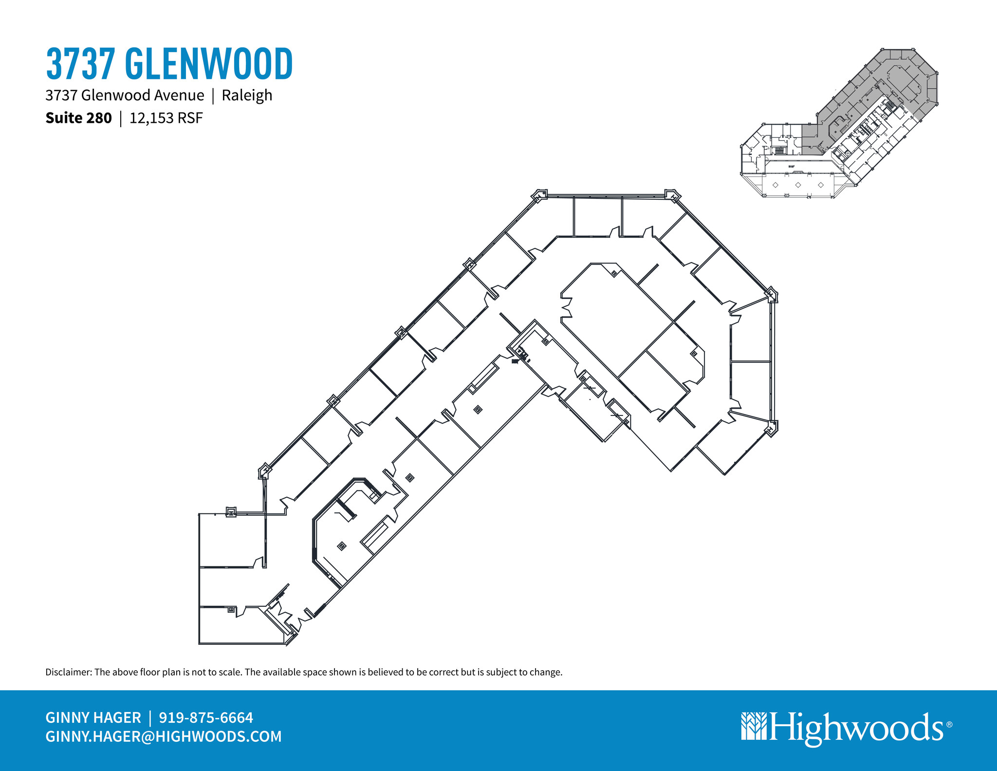 3737 Glenwood Ave, Raleigh, NC for lease Floor Plan- Image 1 of 1