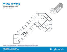 3737 Glenwood Ave, Raleigh, NC for lease Floor Plan- Image 1 of 1