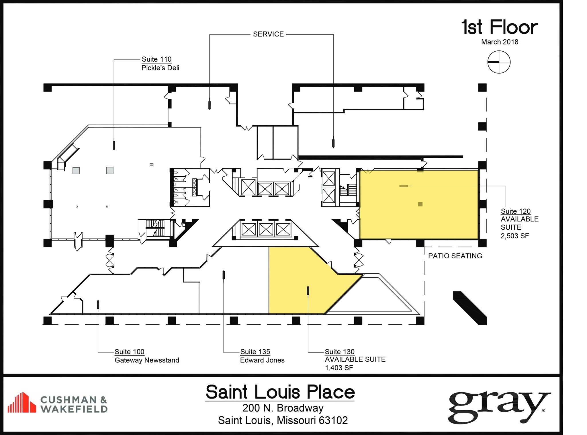 200 N Broadway, Saint Louis, MO for lease Floor Plan- Image 1 of 2