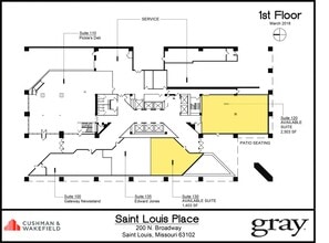 200 N Broadway, Saint Louis, MO for lease Floor Plan- Image 1 of 2