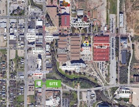 2245 N Main St, Fort Worth, TX - aerial  map view