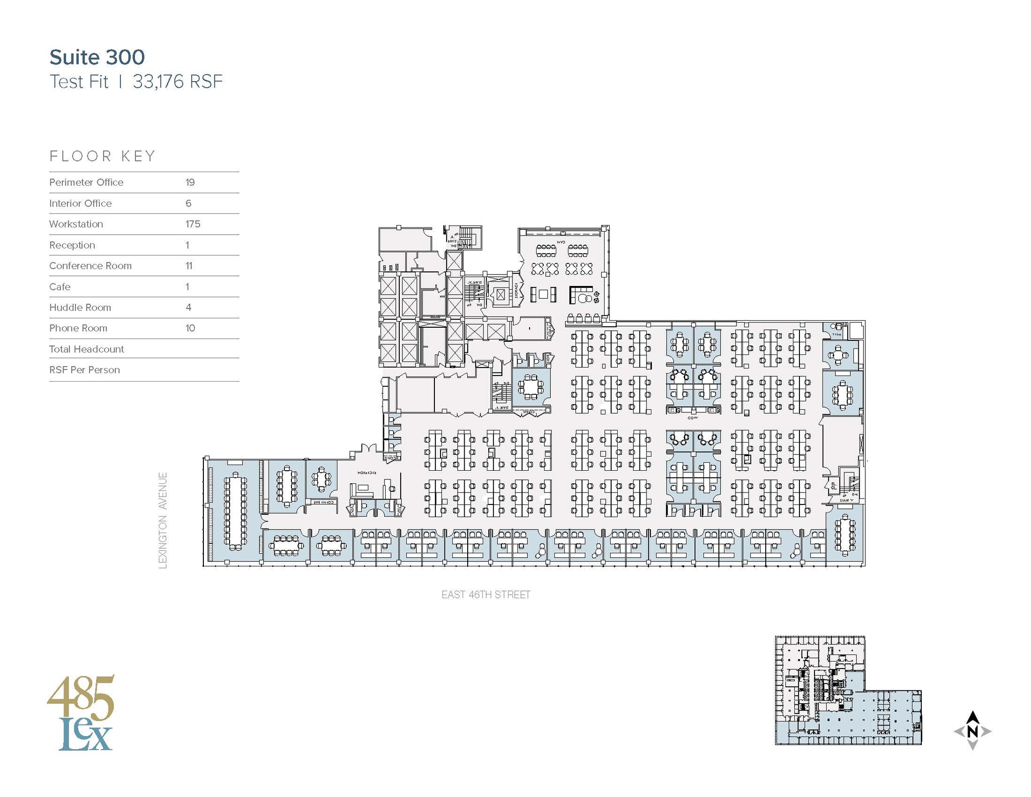485 Lexington Ave, New York, NY for lease Floor Plan- Image 1 of 2