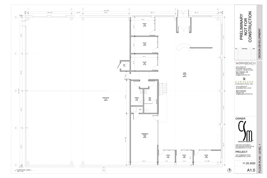 1401 Commerce Pky, Bloomington, IL for sale - Floor Plan - Image 2 of 2