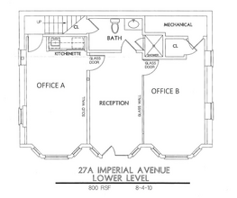 27 Imperial Ave, Westport, CT for lease Floor Plan- Image 1 of 5