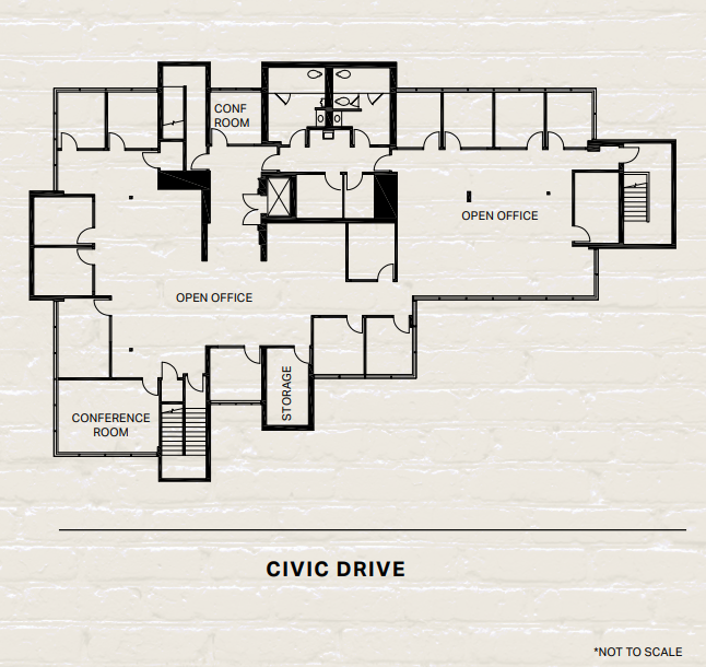 1400 Civic Dr, Walnut Creek, CA for lease Floor Plan- Image 1 of 1