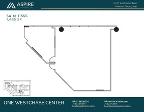 10777 Westheimer Rd, Houston, TX for lease Floor Plan- Image 1 of 2