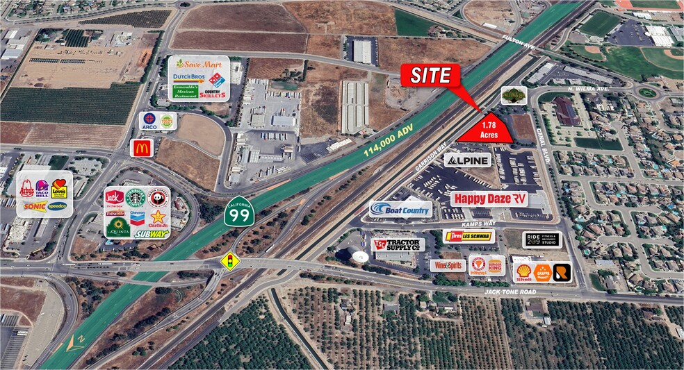 1430 Garrison Way, Ripon, CA 95366 - 1.78 Acre Hwy Visible Parcel ...