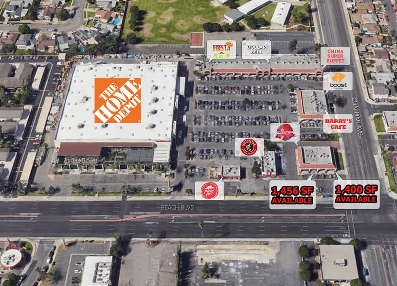 12001-12197 Beach Blvd, Stanton, CA for lease - Building Photo - Image 1 of 2