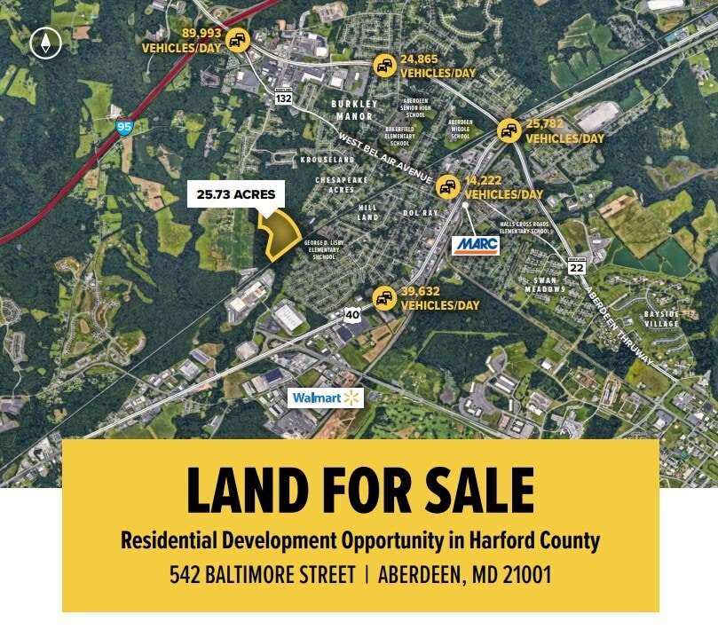 542 Baltimore St, Aberdeen, MD 21001 Land for Sale