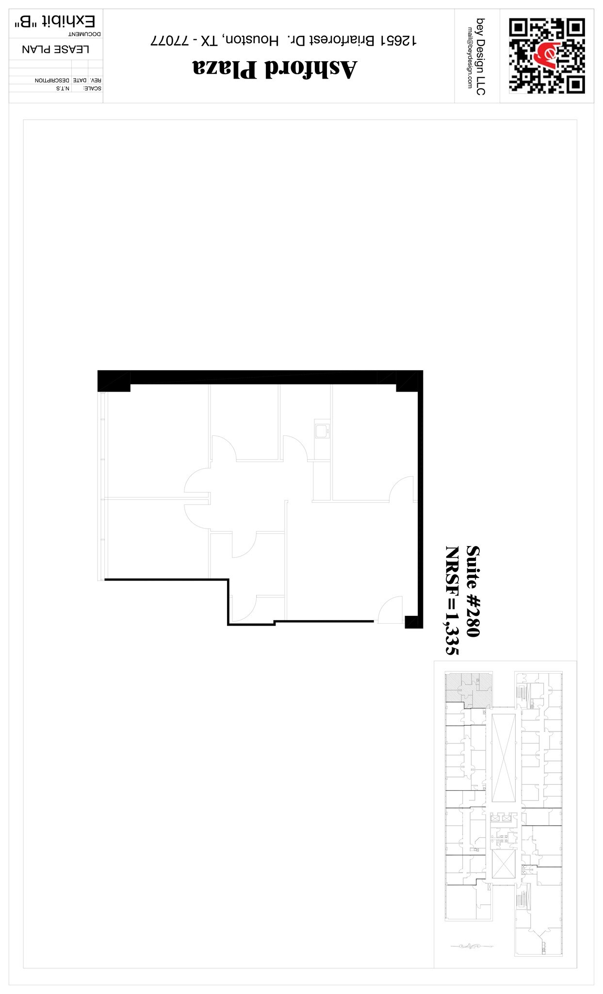 12651 Briar Forest Dr, Houston, TX for lease Site Plan- Image 1 of 1