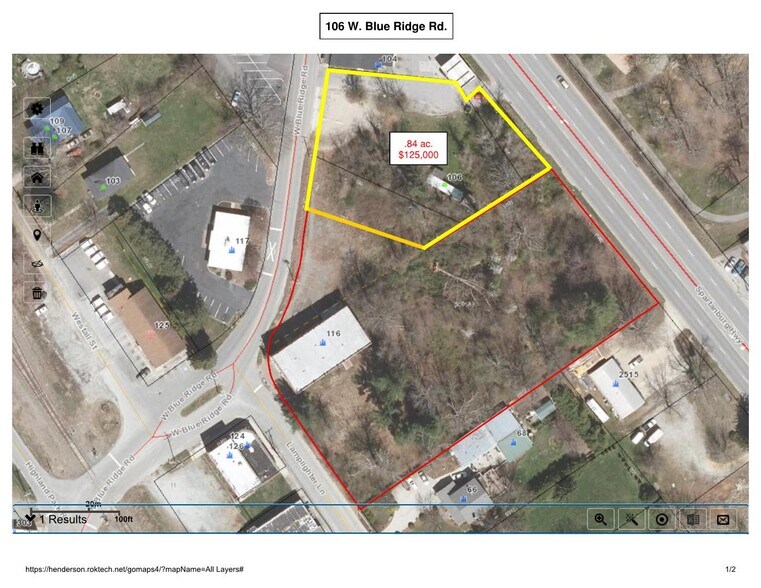 W Blue Ridge Rd, East Flat Rock, NC 28726