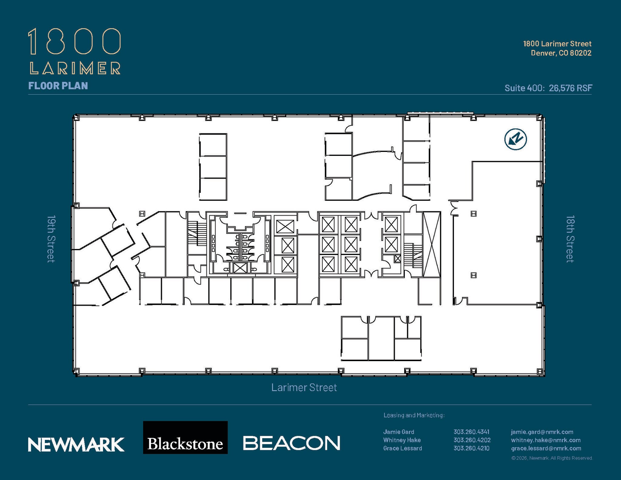 1800 Larimer St, Denver, CO for lease Floor Plan- Image 1 of 1
