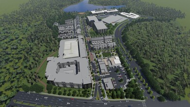 900 Lake St, Alpharetta, GA - aerial  map view