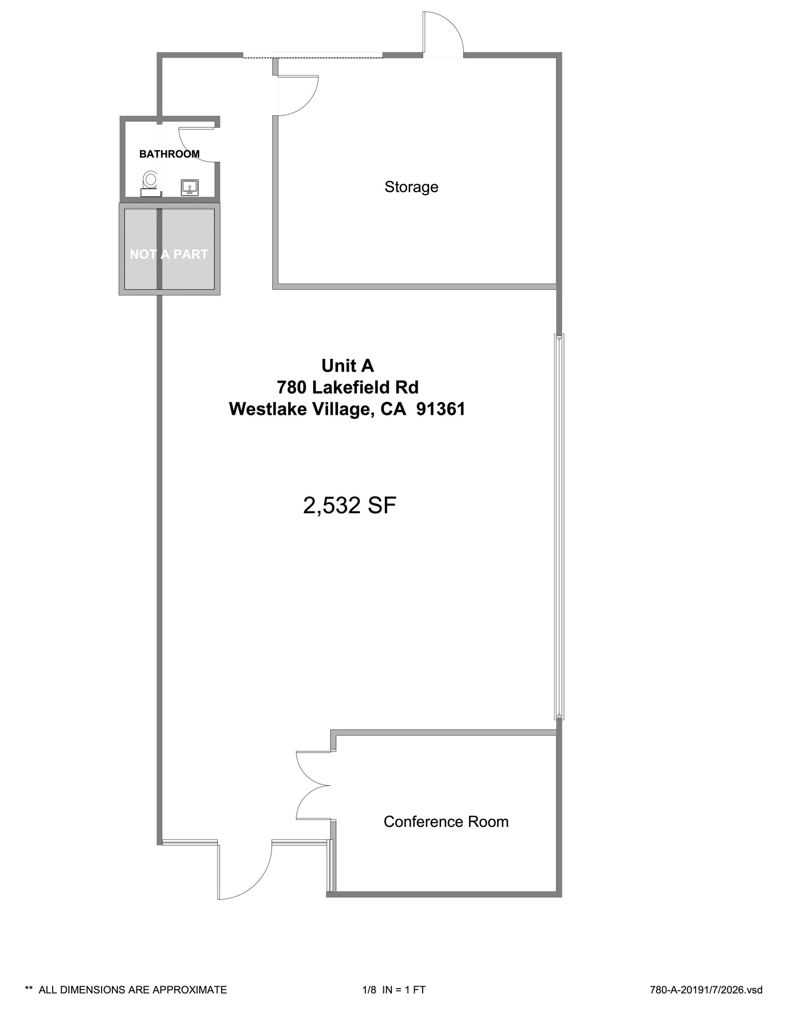 766 Lakefield Rd, Westlake Village, CA for lease Site Plan- Image 1 of 8
