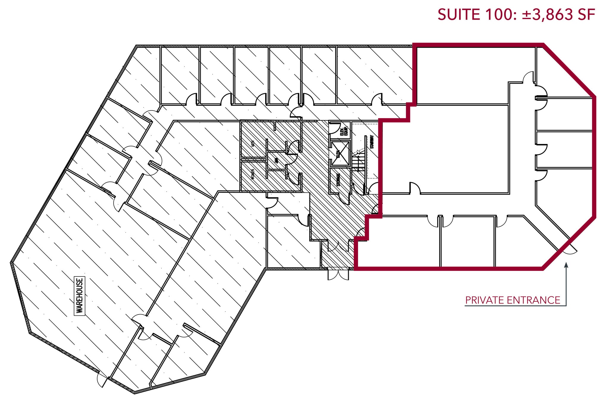 3916 Sunset Ridge Rd, Raleigh, NC for lease Interior Photo- Image 1 of 6