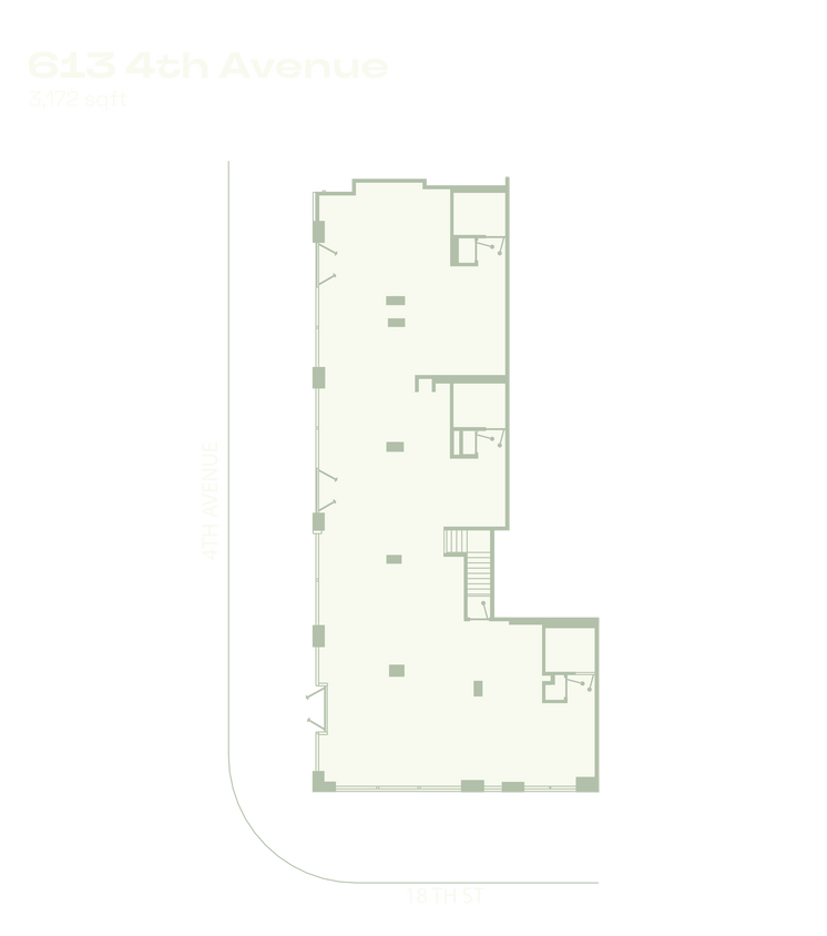 613 4th Ave, Brooklyn, NY 11215 - Unit 1 -  - Floor Plan - Image 1 of 6