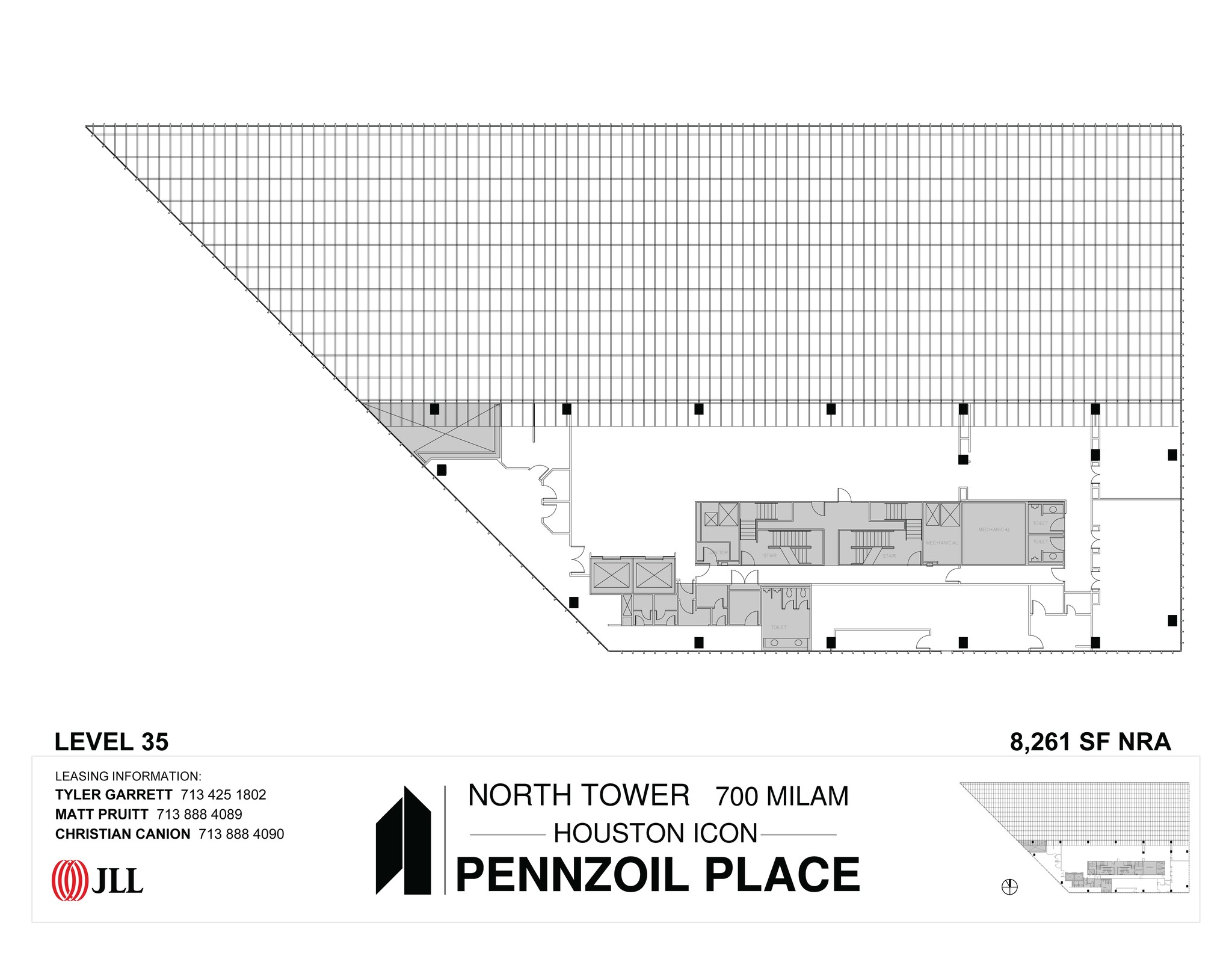 700 Milam St, Houston, TX for lease Floor Plan- Image 1 of 1