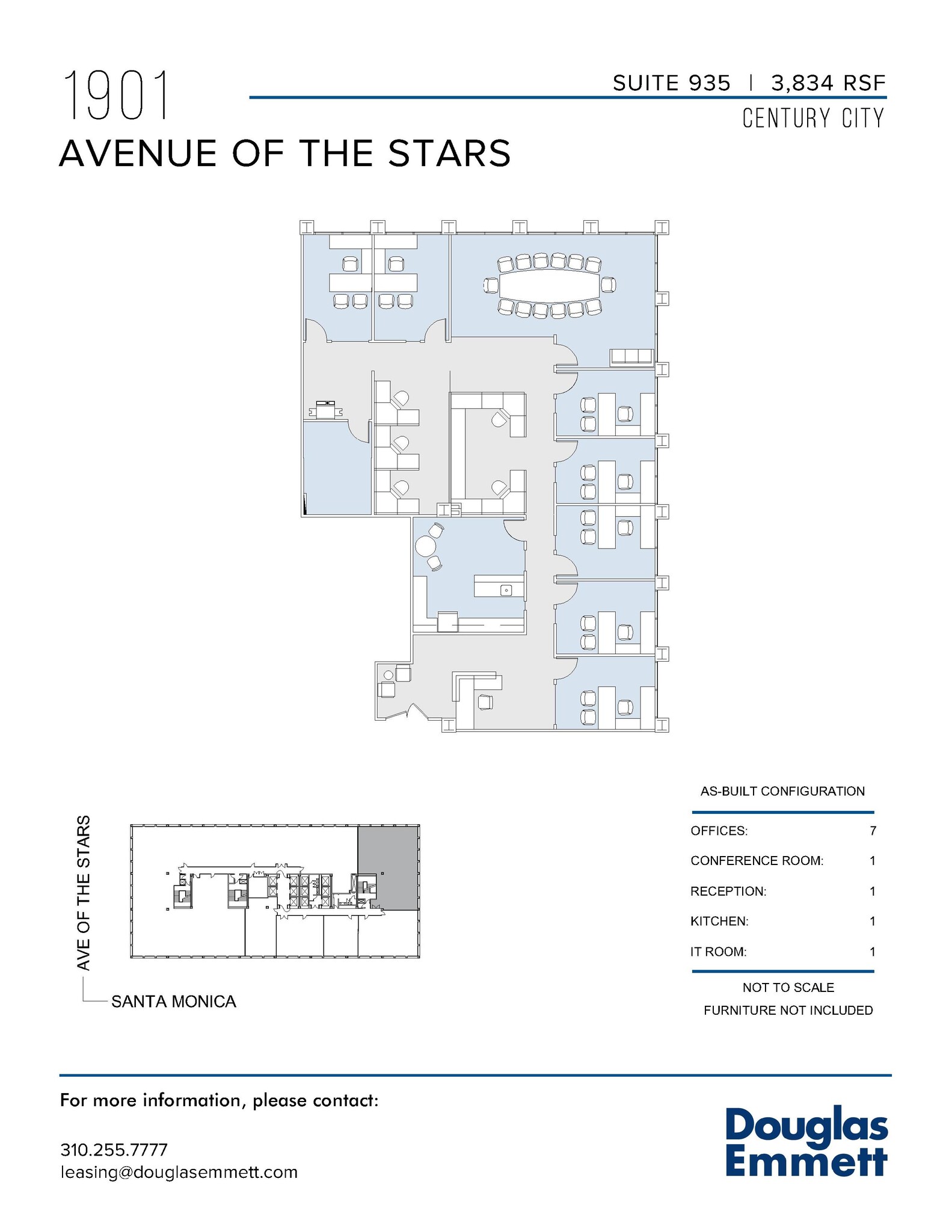 1901 Avenue of the Stars, Los Angeles, CA for lease Floor Plan- Image 1 of 1