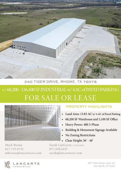 240 Tiger, Rhome, TX for lease - Building Photo - Image 2 of 8