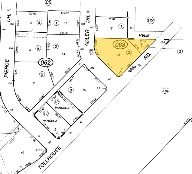 1047-1055 Adler Dr, Clovis, CA for sale - Plat Map - Image 3 of 5