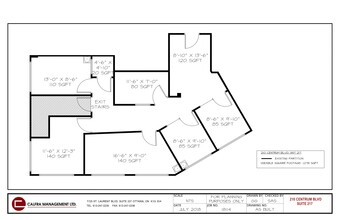 210 Centrum Blvd, Ottawa, ON for lease Site Plan- Image 1 of 1