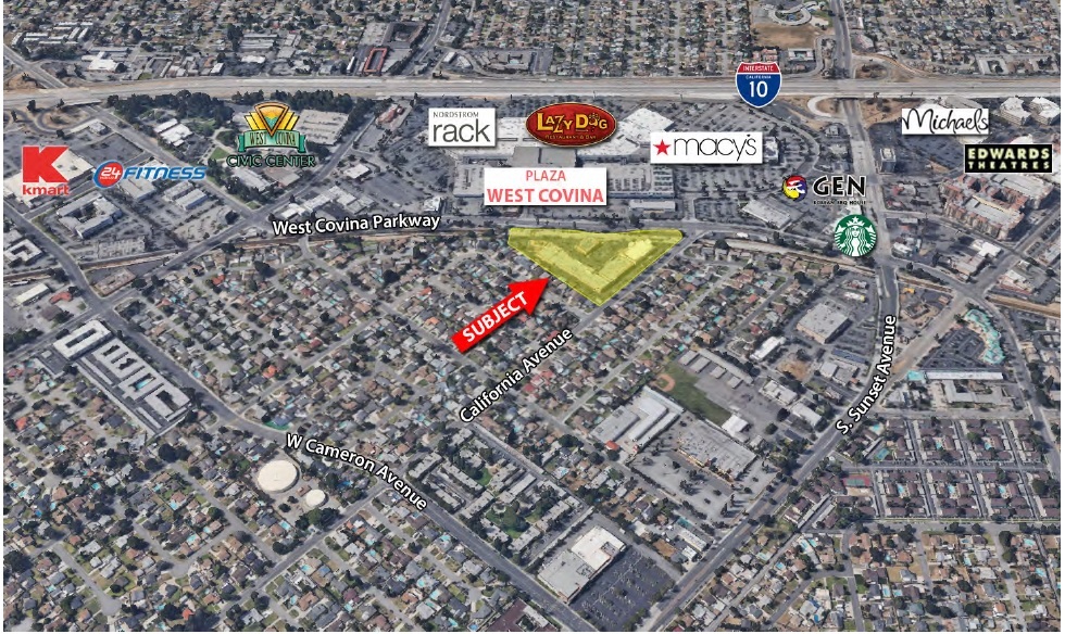 1000-1100 W West Covina Pky, West Covina, CA for lease - Aerial - Image 2 of 4