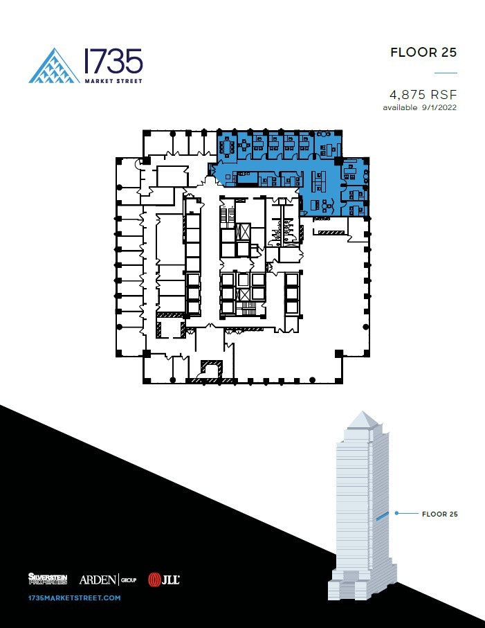 1735 Market St, Philadelphia, PA for lease Floor Plan- Image 1 of 1