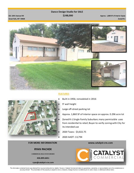 821 10th Ave SW, Great Falls, MT for sale - Primary Photo - Image 1 of 1