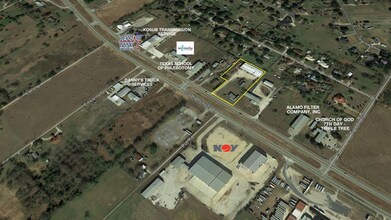 7575 Rigsby Ave, China Grove, TX - AERIAL  map view - Image1