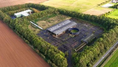 Former Sunhill Mushroom Composting Facility, Poulton, GLS - AERIAL map view