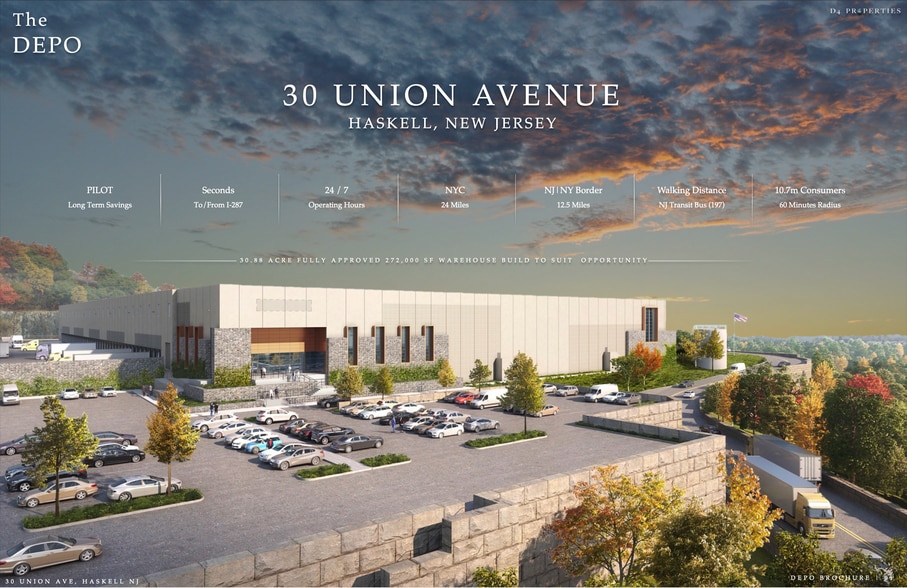 30 Union Ave, Haskell, NJ for lease - Building Photo - Image 1 of 4