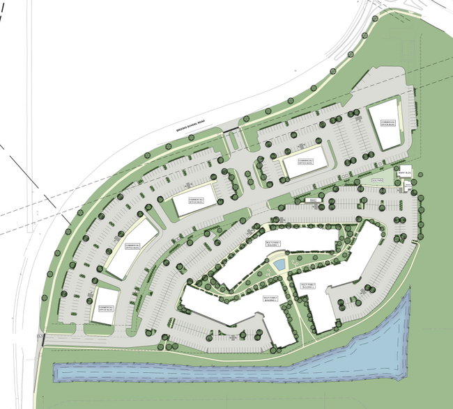 141st & Brooks school, Noblesville, IN for lease - Site Plan - Image 2 of 3