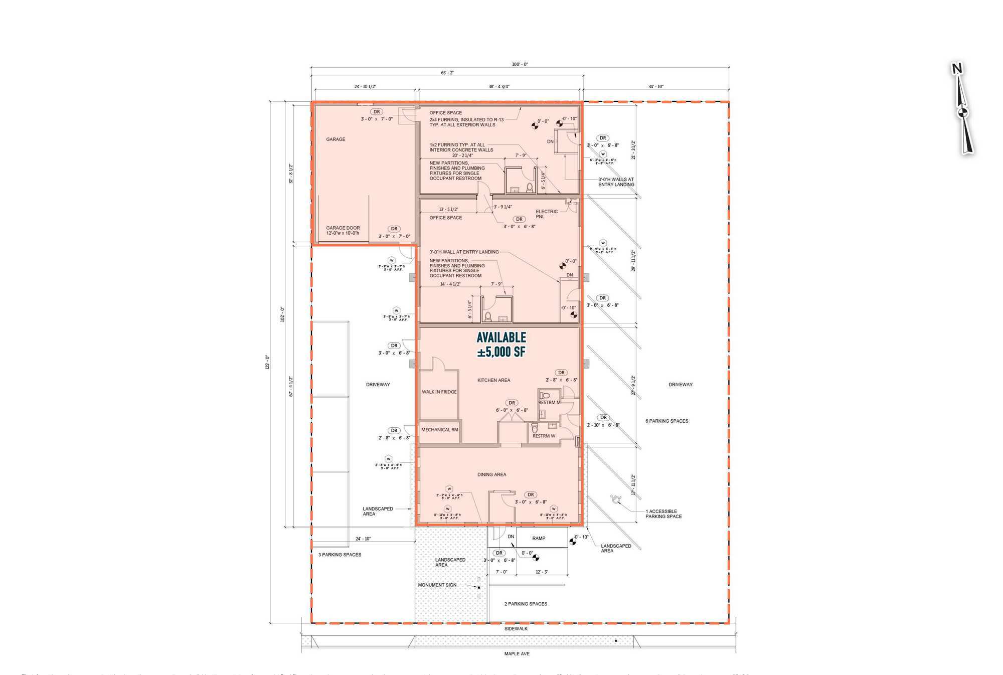 7513-7519 Maple Ave, Pennsauken, NJ for lease Site Plan- Image 1 of 3