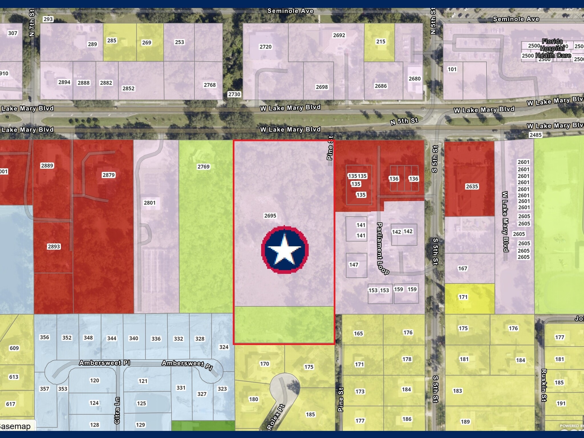 2695 W Lake Mary Blvd, Lake Mary, FL for sale Aerial- Image 1 of 6