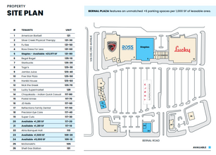 101-125 Bernal Rd, San Jose, CA for lease Site Plan- Image 1 of 1