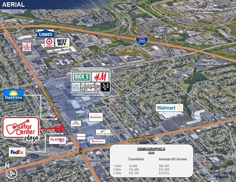 1090-1092 Niagara Falls Blvd, Tonawanda, NY for sale - Building Photo - Image 1 of 1