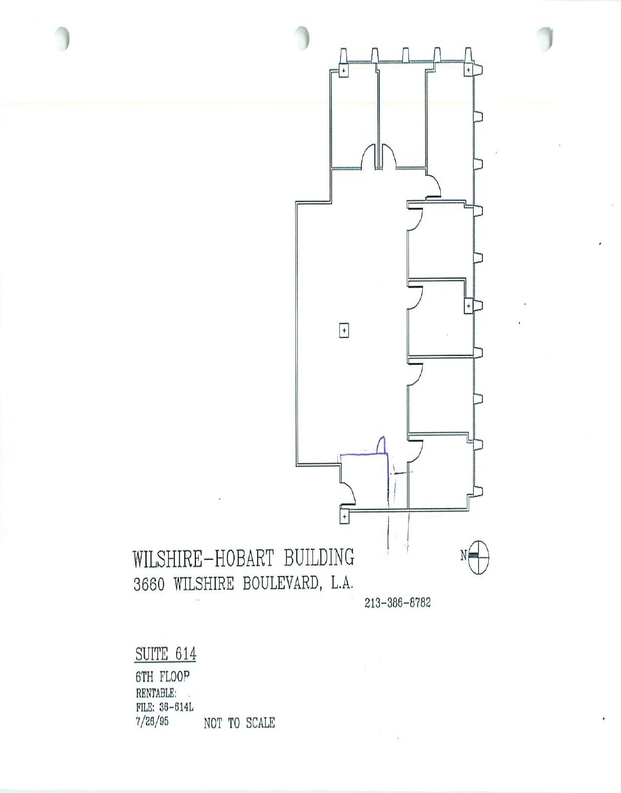 3660 Wilshire Blvd, Los Angeles, CA for lease Floor Plan- Image 1 of 1