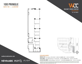 100 Pringle Ave, Walnut Creek, CA for lease Floor Plan- Image 1 of 1