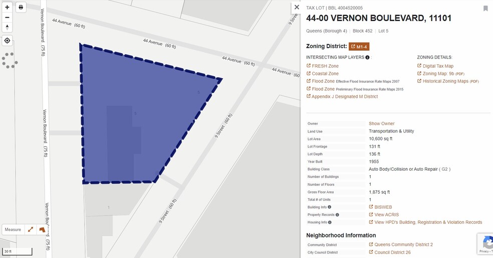 44-07 Vernon Blvd, Long Island City, NY for sale - Site Plan - Image 2 of 10