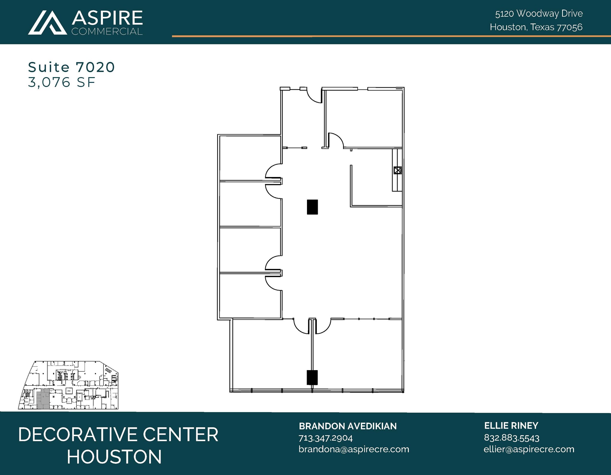 5120 Woodway Dr, Houston, TX for lease Floor Plan- Image 1 of 1