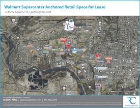 Apache St, Farmington, NM - aerial  map view