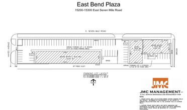 15200-15262 E Seven Mile Rd, Detroit, MI for lease Site Plan- Image 2 of 2