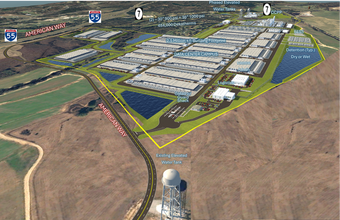 American Way, Grenada, MS - AERIAL map view - Image1